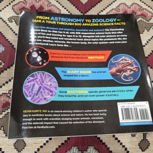 The Fascinating Science Book for Kids: 500 Amazing Facts! - Picture 2 of 3